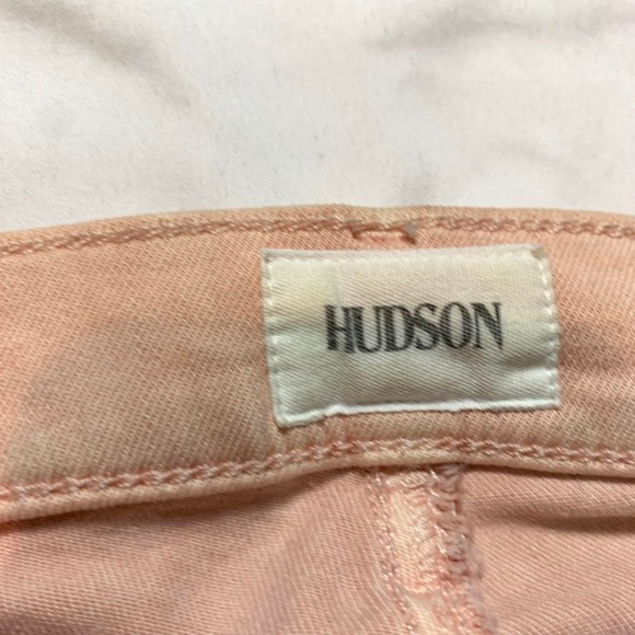 Hudson Nico‎ Mid Rise Pastel Blush Pink Skinny Jeans - Picture 6 of 7